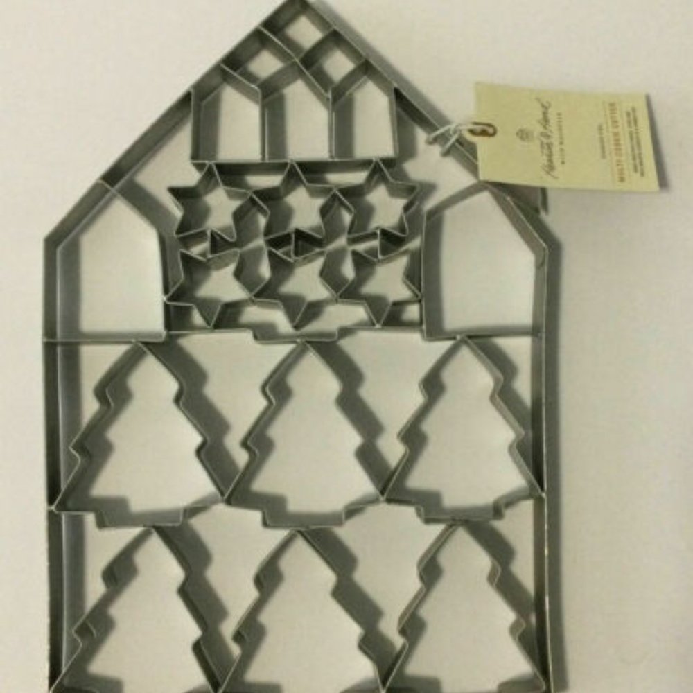 Hearth and Hand Magnolia Multi Christmas Cookie Cutter House Star & Tree